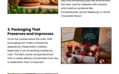 5 Key Factors for Choosing Cookie Delivery