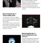 5 Luxury Automatic Watch Misconceptions 5 Luxury Automatic Watch Misconceptions Infographic