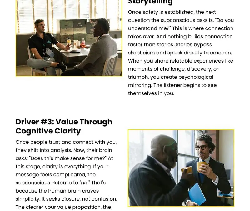 4 Psychological Drivers of Yes