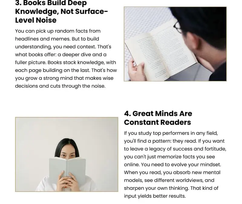 6 Reasons Great Minds Still Read Books