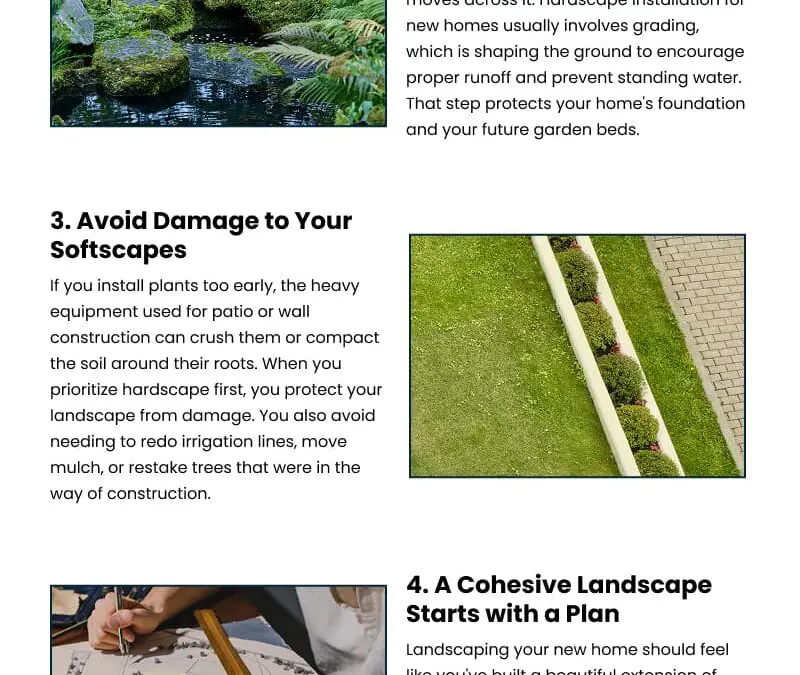 5 Reasons Hardscapes Should Come First