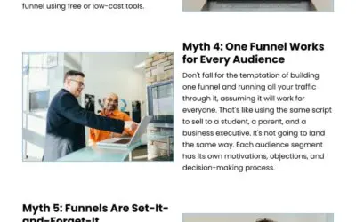7 Sales Funnel Myths Debunked
