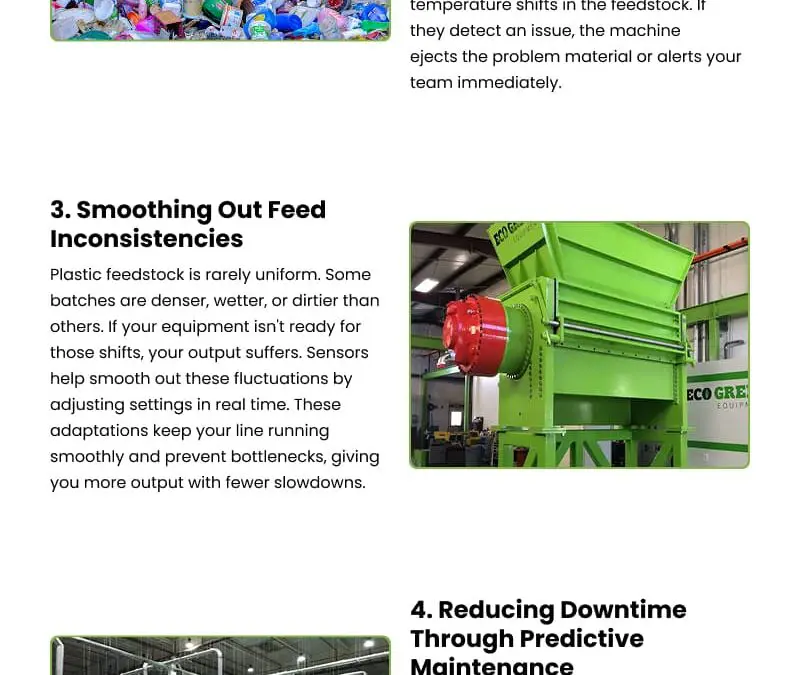 5 Sensor Benefits for Plastic Recycling Machines