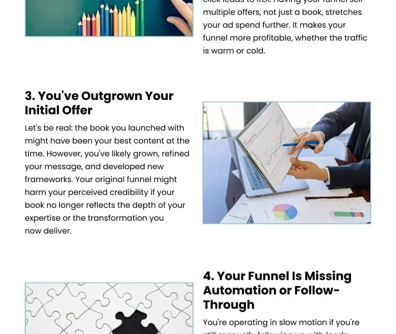 5 Signs Your Free Book Sales Funnel Needs an Upgrade