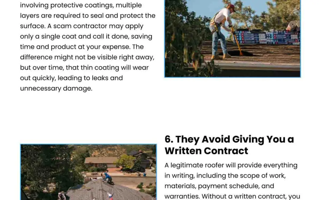 10 Signs of a Bad Roofing Contractor