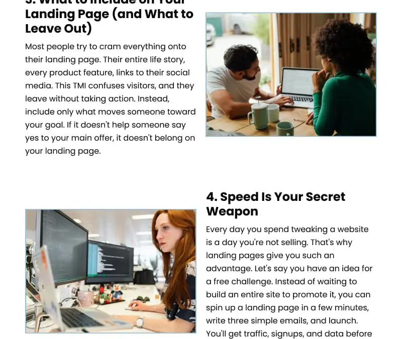 6 Steps to Build a Landing Page Without a Full Website