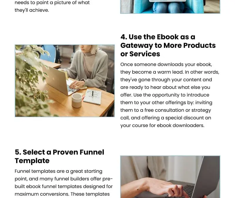 7 Steps to a Profitable Ebook Landing Page