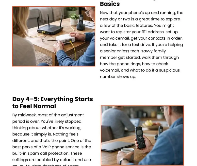 4 Things to Expect in Your First Week With VoIP