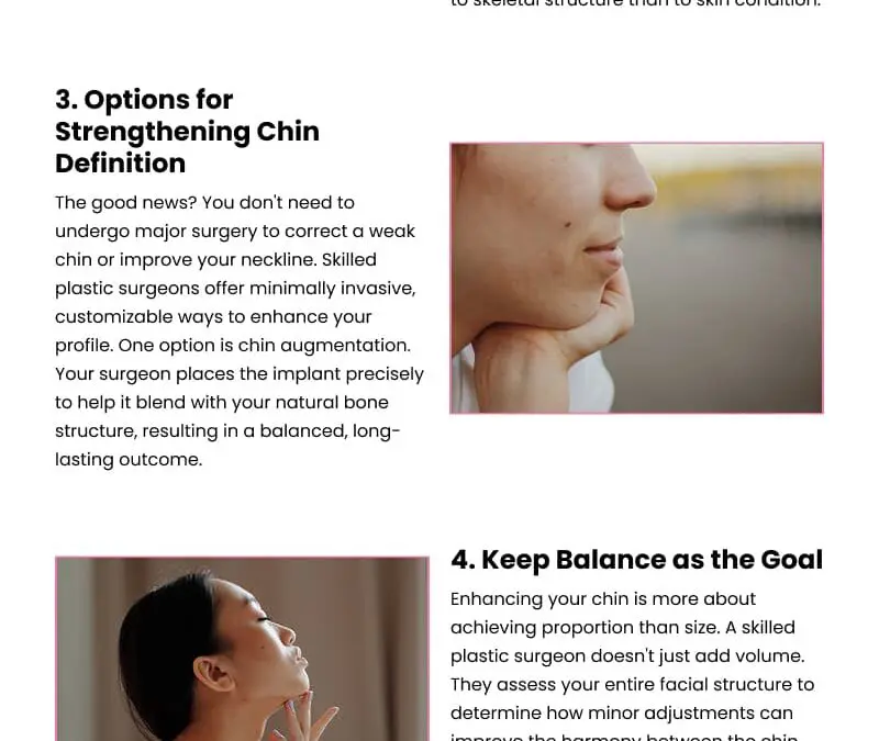 6 Ways a Weak Chin Affects Aging