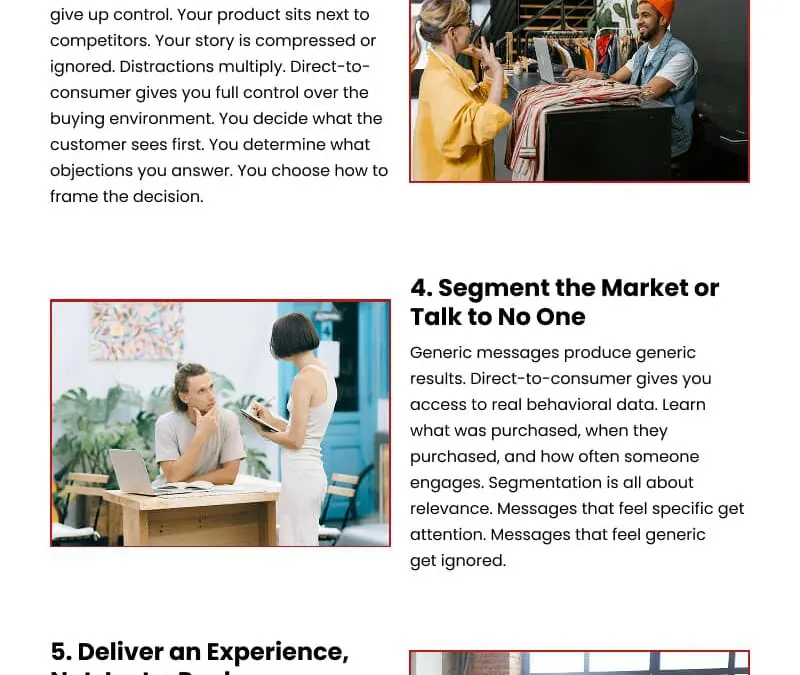 7 Ways to Master Direct-to-Consumer Retail