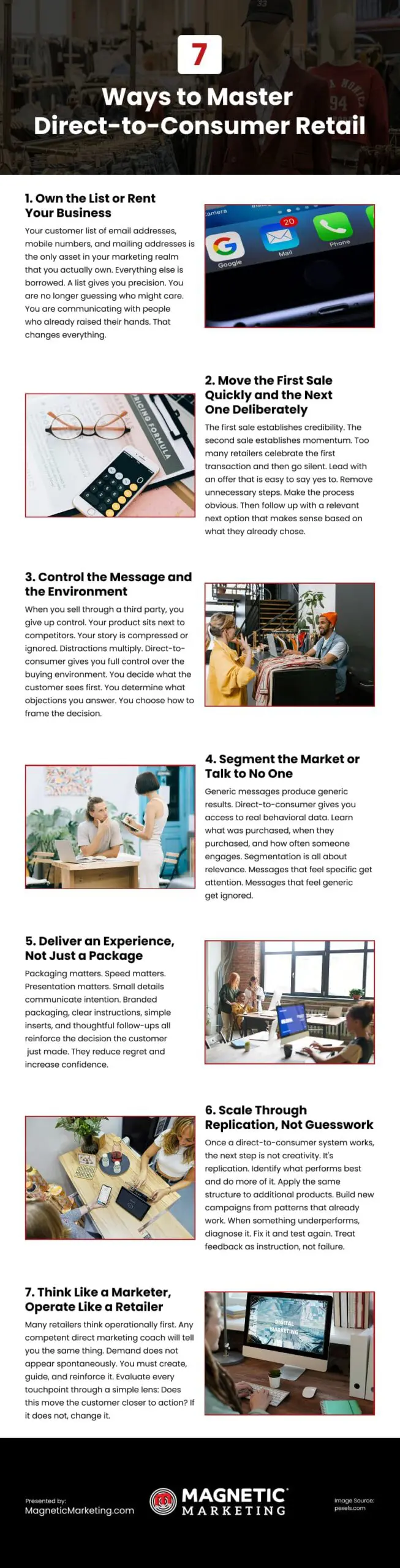 7 Ways to Master Direct-to-Consumer Retail Infographic