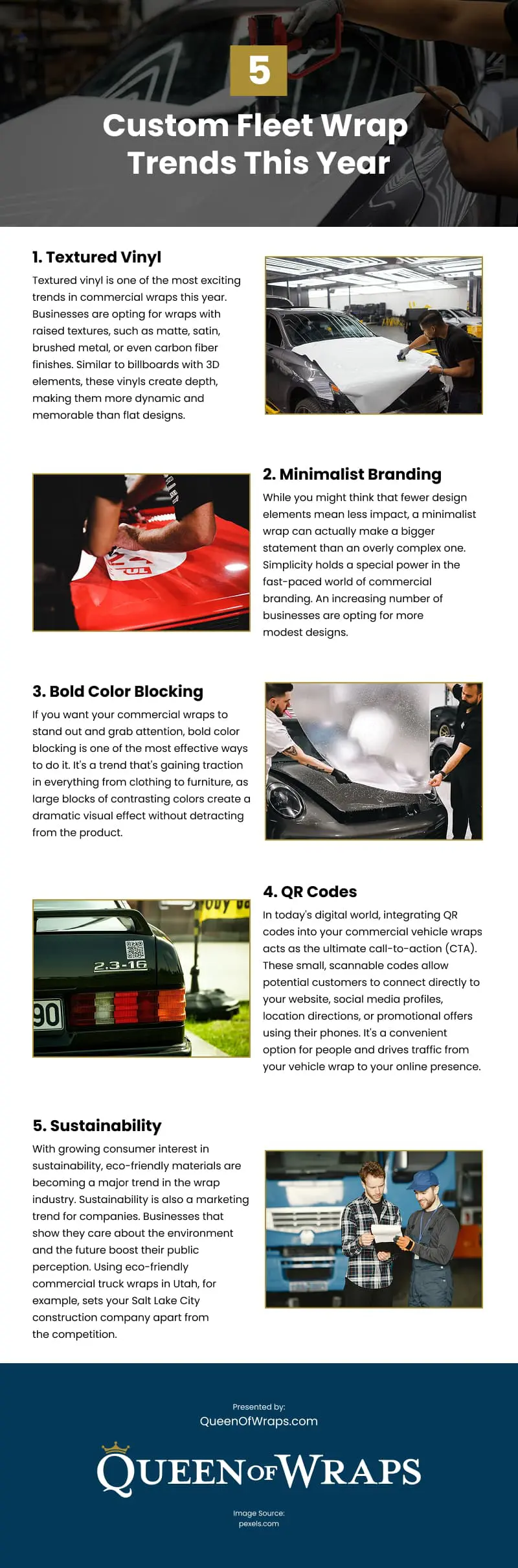 5 Custom Fleet Wrap Trends This Year Infographic 5 Custom Fleet Wrap Trends This Year Infographic
