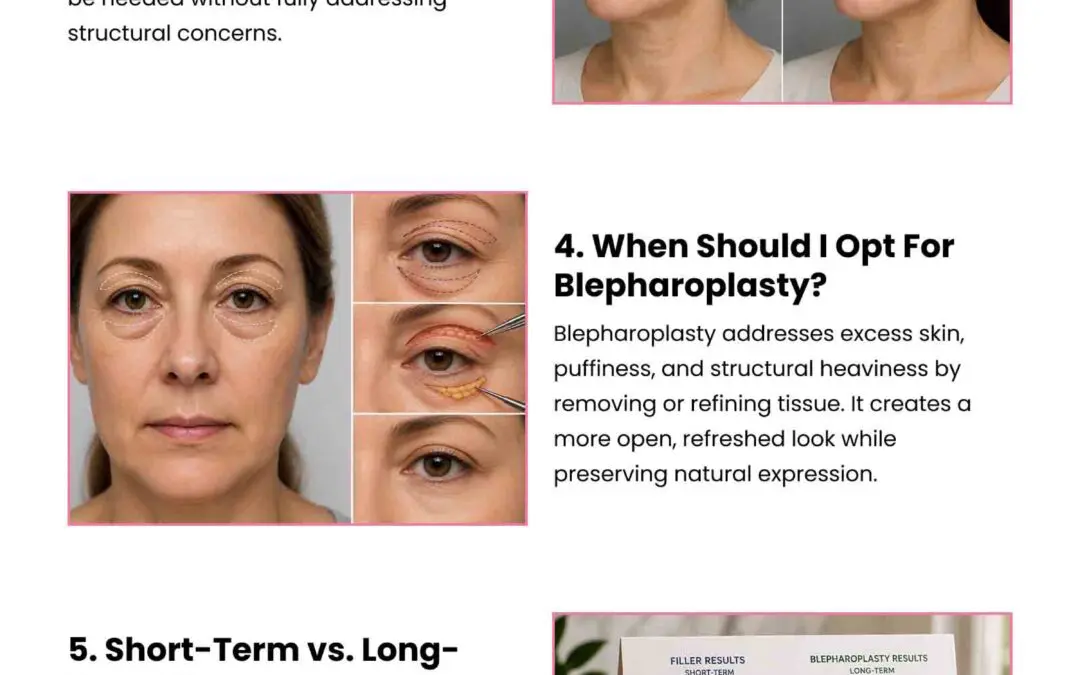 7 Differences Between Fillers and Blepharoplasty