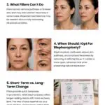 7 Differences Between Fillers and Blepharoplasty 7 Differences Between Fillers and Blepharoplasty Infographic