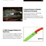 4 Top-Rated Hunting Knife Brands to Buy Online Infographic