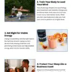 5 Health Habits of High-Performing Leaders Infographic