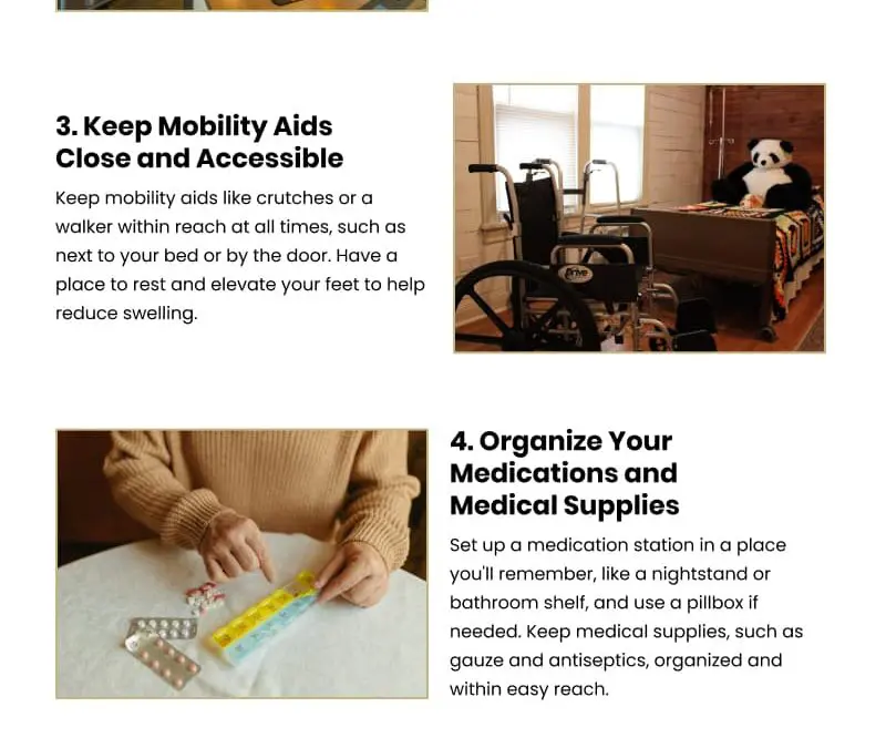 6 Home Prep Ideas for Foot Surgery Recovery