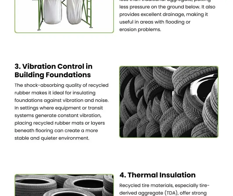 5 Innovative Construction Uses for Recycled Tires