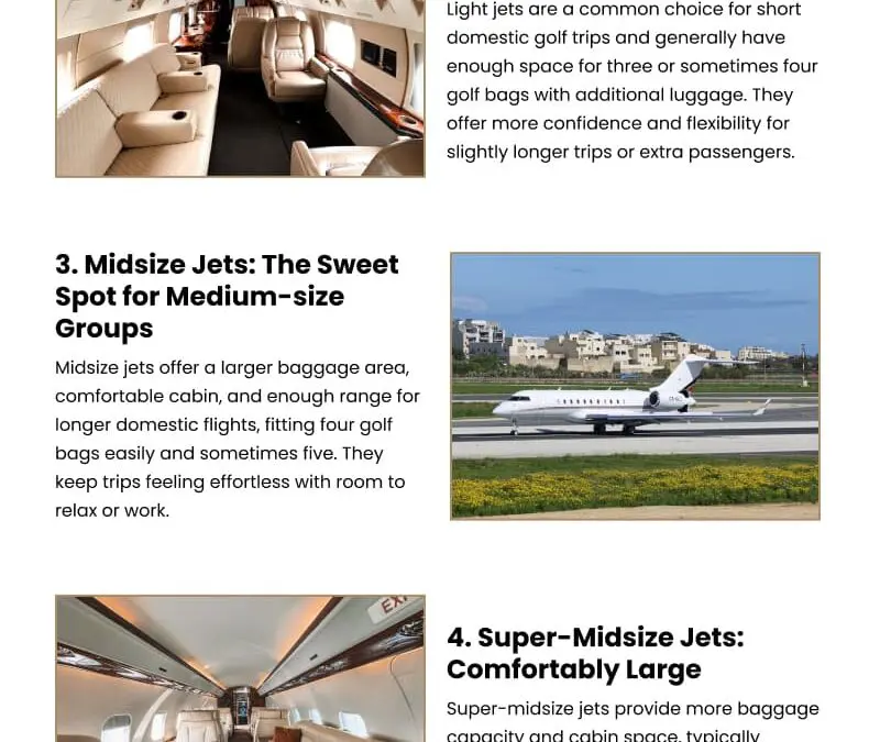 5 Jet Sizes to Match Your Golf Luggage