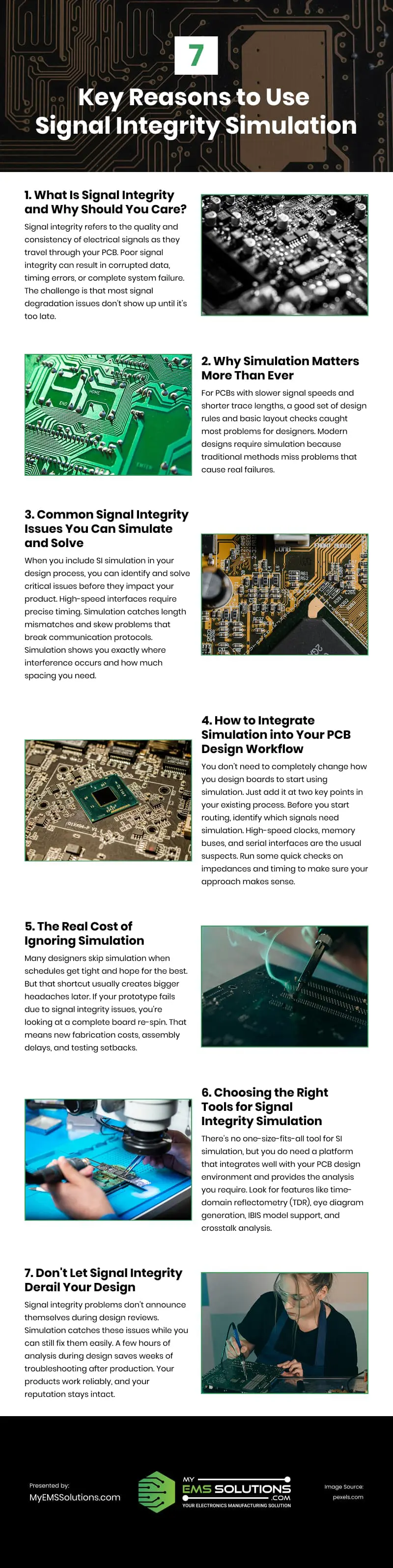 7 Key Reasons to Use Signal Integrity Simulation Infographic 7 Key Reasons to Use Signal Integrity Simulation Infographic