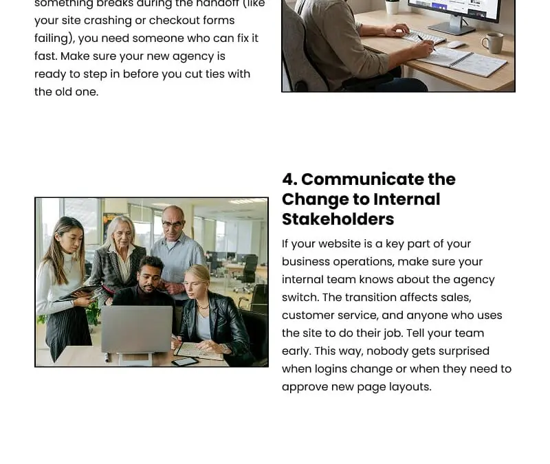 7 Keys to a Smooth Web Design Agency Switch
