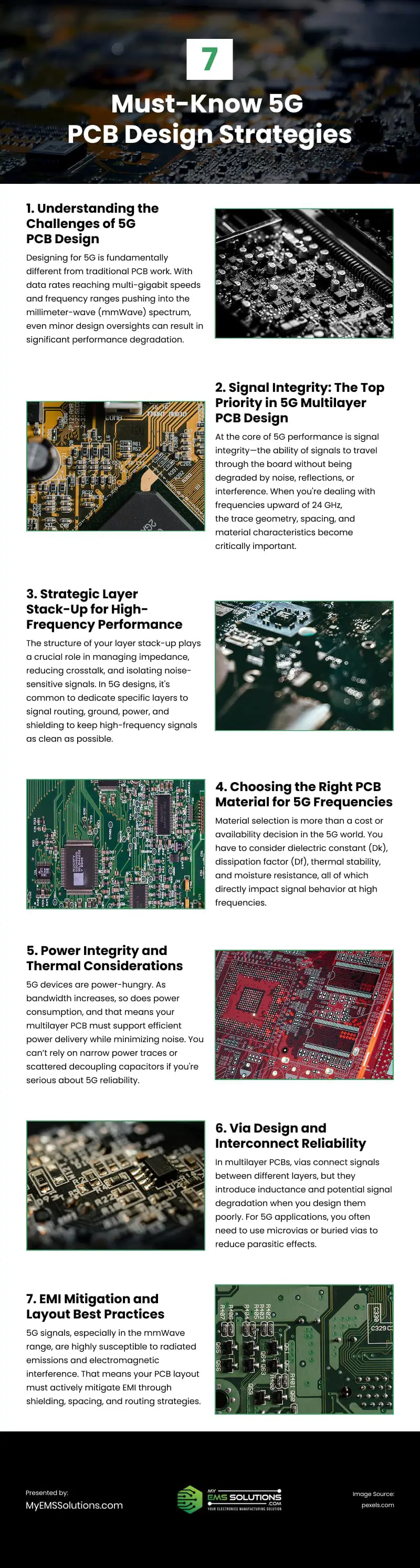 7 Must-Know 5G PCB Design Strategies Infographic