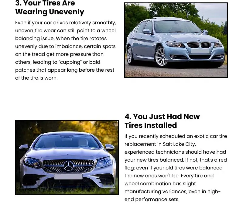 6 Signs Your High-End Car Needs Wheel Balancing