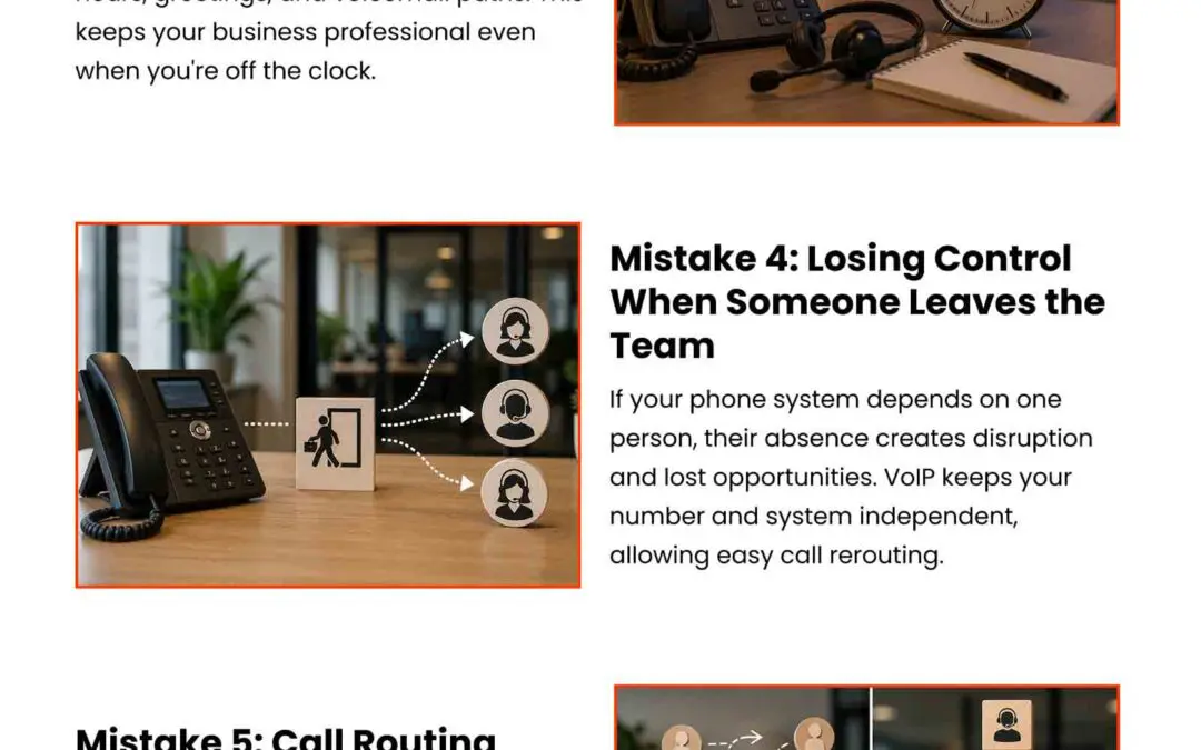 7 Small Business Phone Mistakes VoIP Prevents