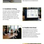 6 Steps in the Retained Executive Search Process Infographic