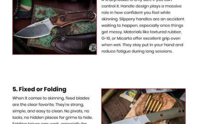 8 Tips for Choosing the Right Skinning Knife