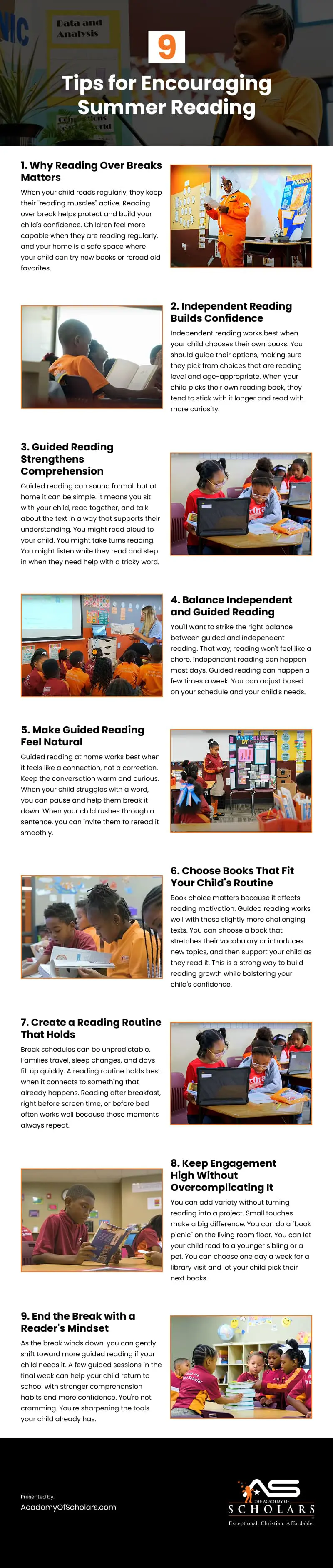 9 Tips for Encouraging Summer Reading Infographic 9 Tips for Encouraging Summer Reading Infographic