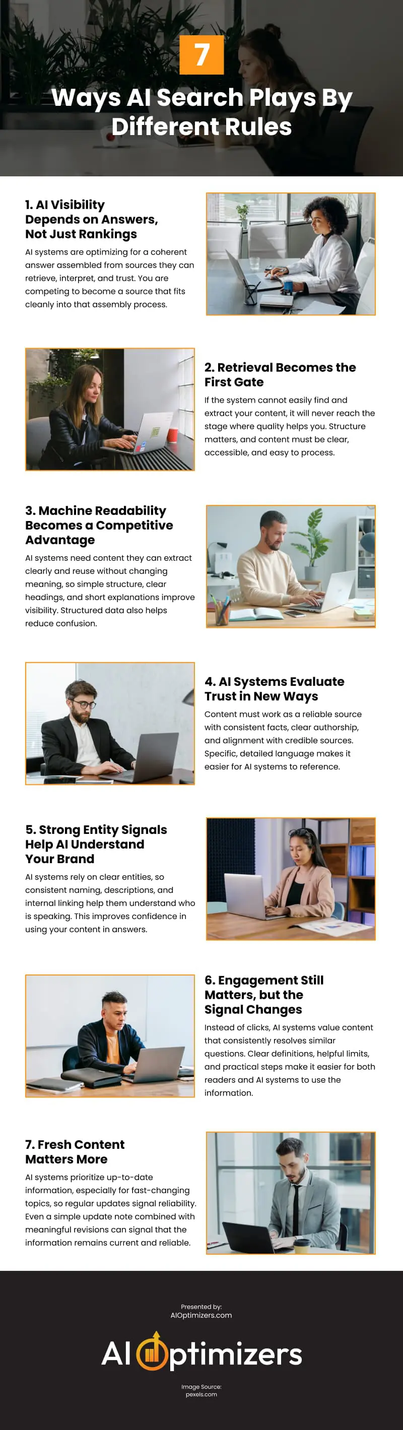 7 Ways AI Search Plays By Different Rules Infographic 7 Ways AI Search Plays By Different Rules Infographic