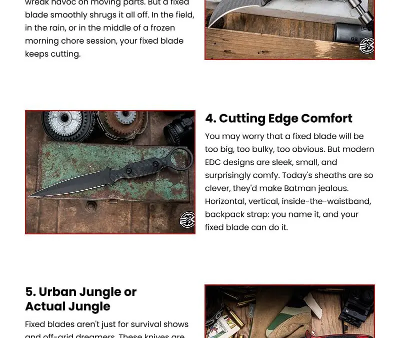7 Ways a Fixed Blade Can Simplify Daily Tasks