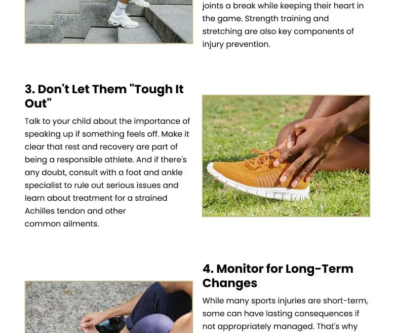5 Ways to Protect Young Athletes’ Feet and Ankles