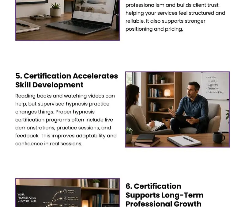 9 Benefits of Hypnosis Certification for Growth