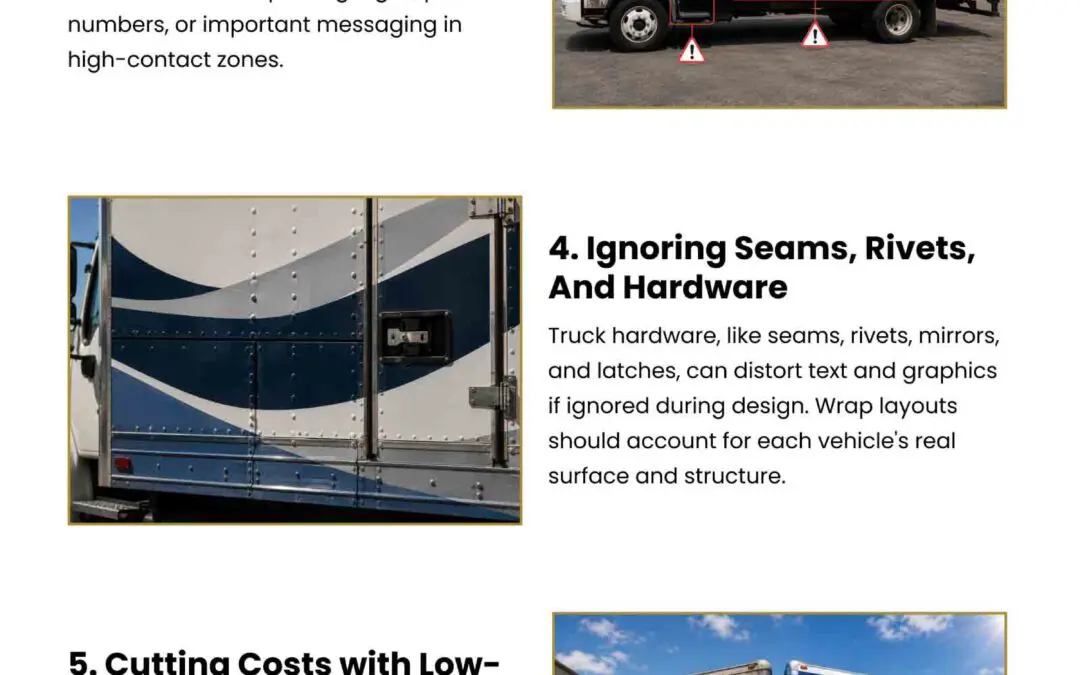 7 Corporate Truck Wrap Design Mistakes to Avoid