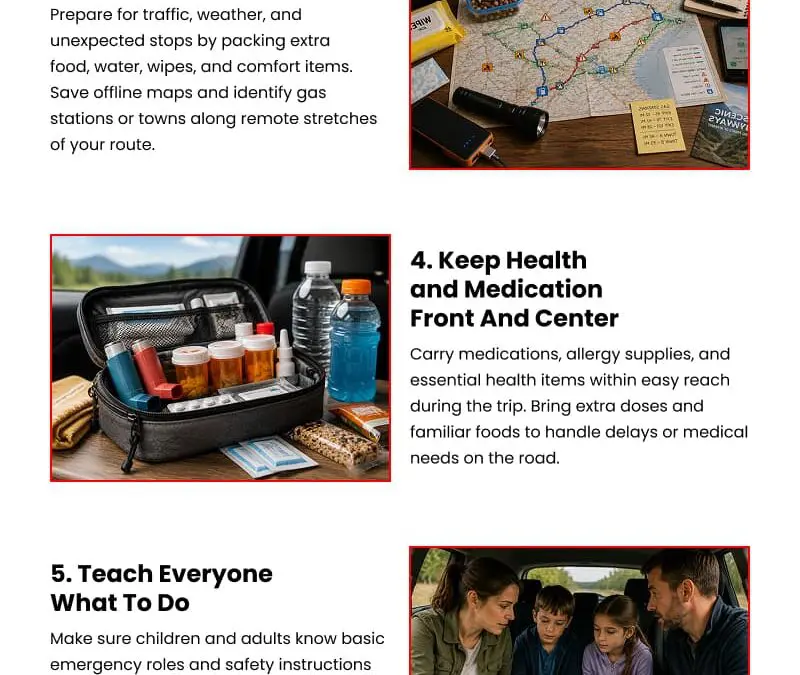 7 Emergency Prep Tips for Family Road Trips
