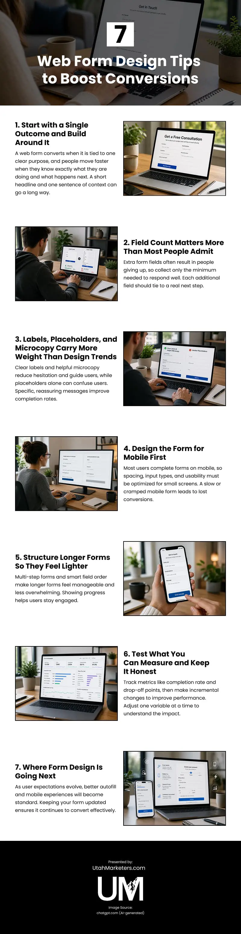 7 Web Form Design Tips to Boost Conversions Infographic 7 Web Form Design Tips to Boost Conversions Infographic
