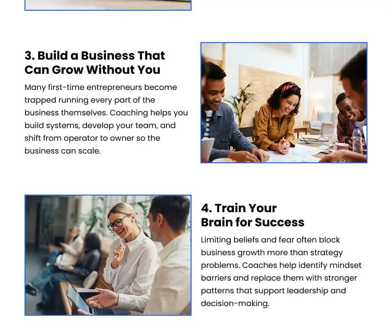 6 Business Coaching Benefits for New Entrepreneurs
