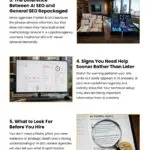 7 Search Struggles the Right AI SEO Agency Fixes 7 Search Struggles the Right AI SEO Agency Fixes Infographic