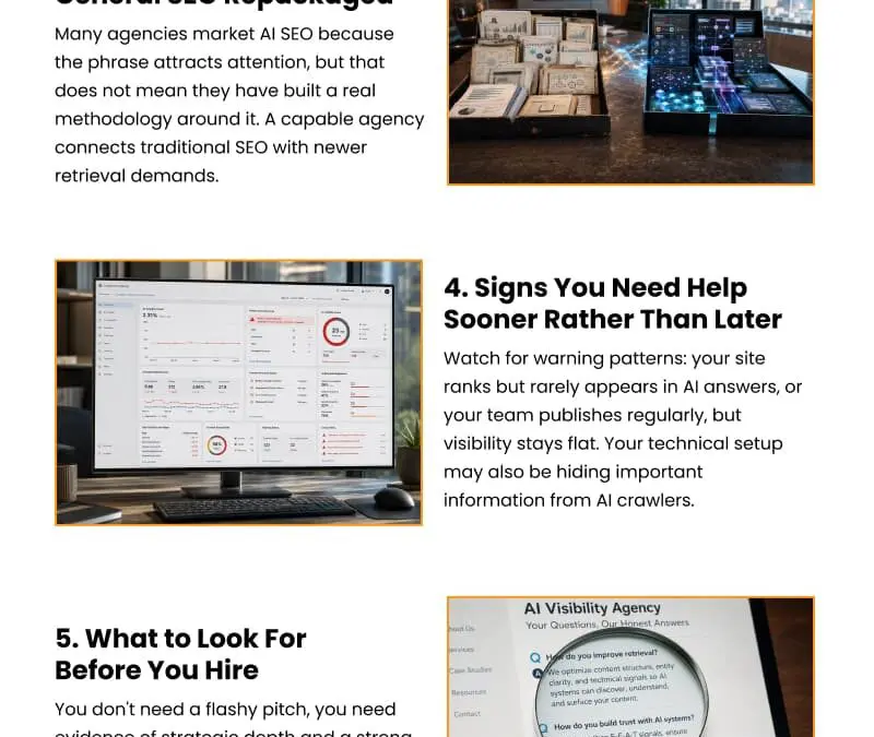 7 Search Struggles the Right AI SEO Agency Fixes