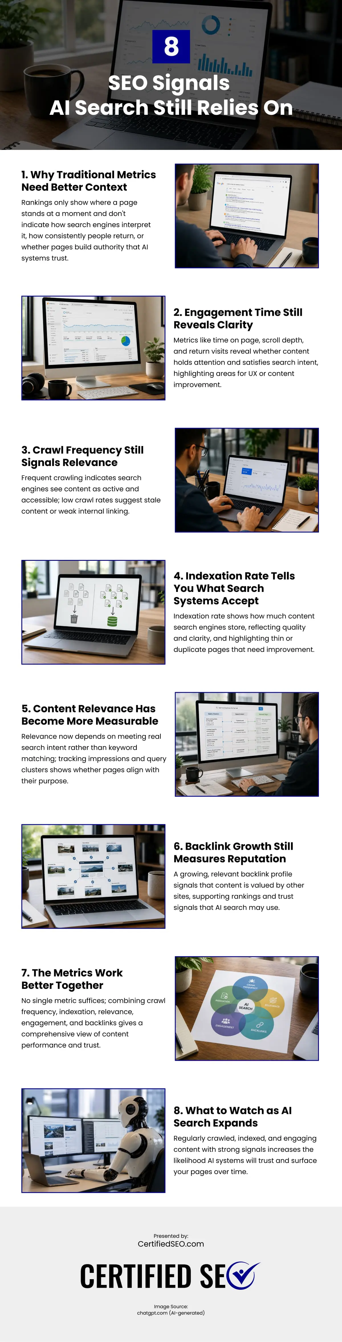 8 SEO Signals AI Search Still Relies On 8 SEO Signals AI Search Still Relies On Infographic