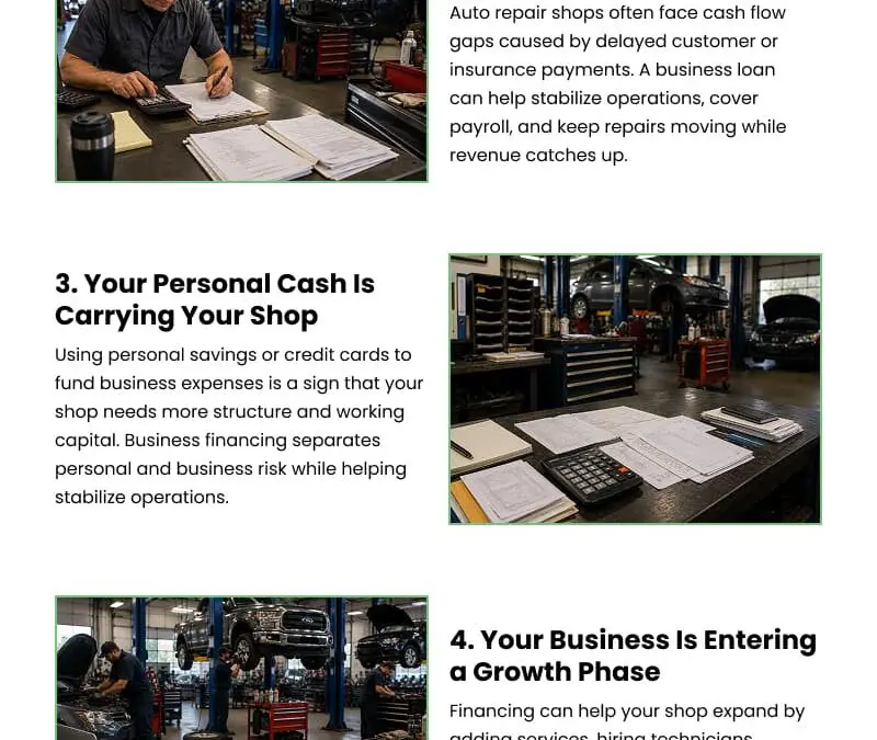 5 Signs Your Auto Repair Business Needs a Loan