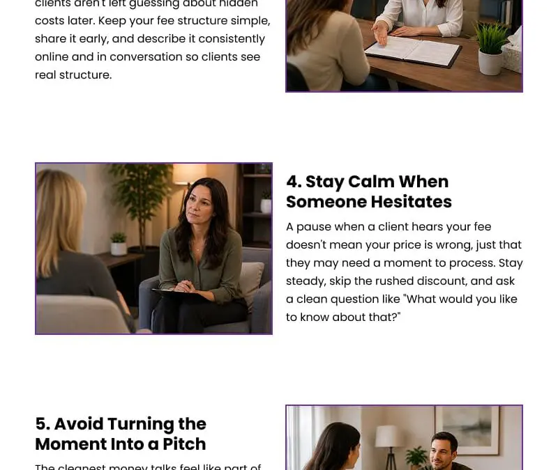 7 Tips for Discussing Hypnosis Fees