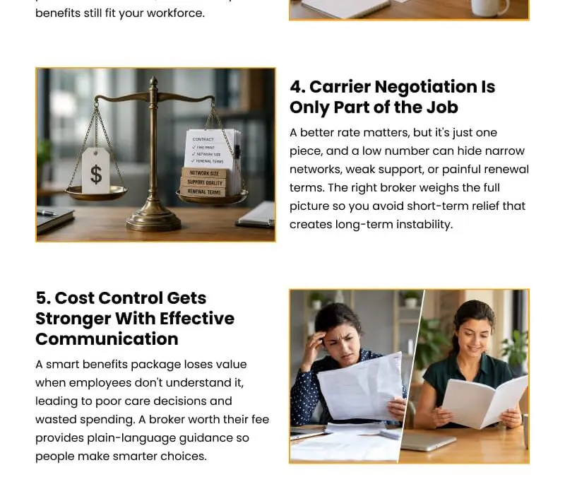 8 Ways a Broker Helps Manage Benefits Costs
