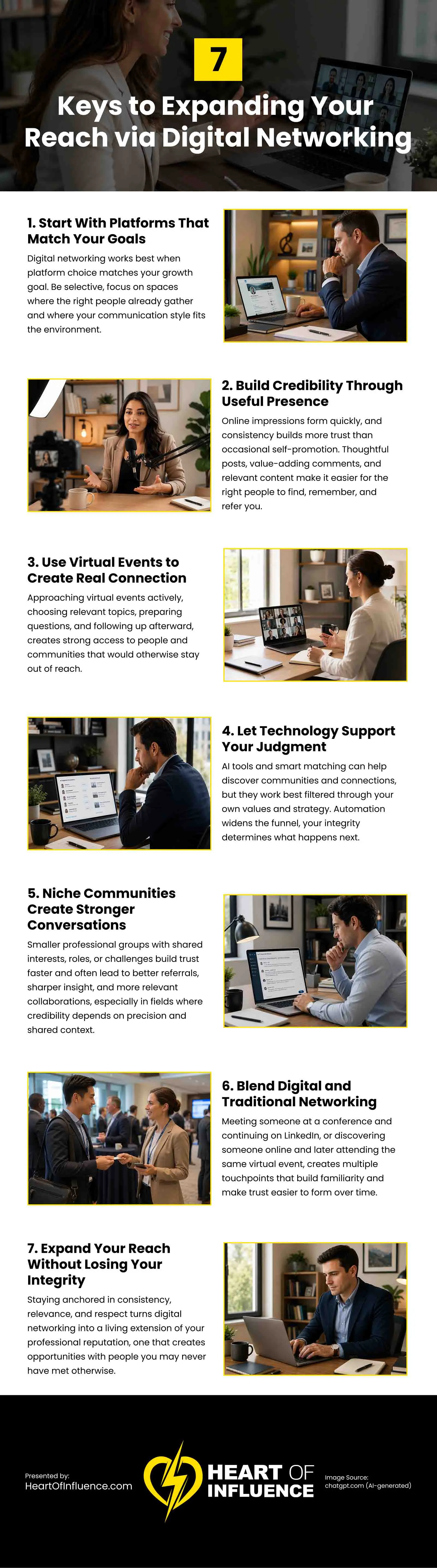7 Keys to Expanding Your Reach via Digital Networking Infographic 7 Keys to Expanding Your Reach via Digital Networking Infographic