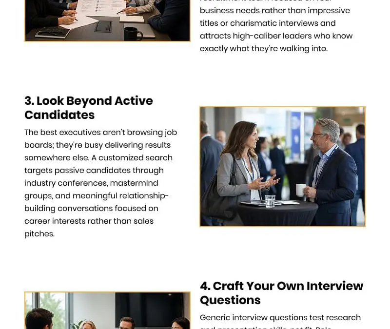 5 Ways to Customize Your Executive Search