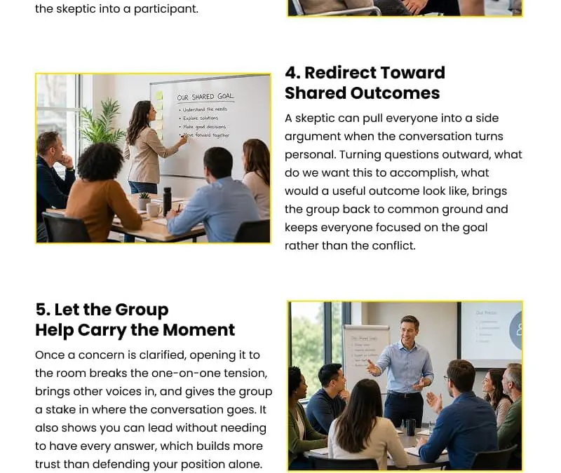 8 Ways to Handle a Skeptic Disrupting Group Energy