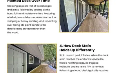 6 Reasons Deck Staining Lasts Longer Than Paint