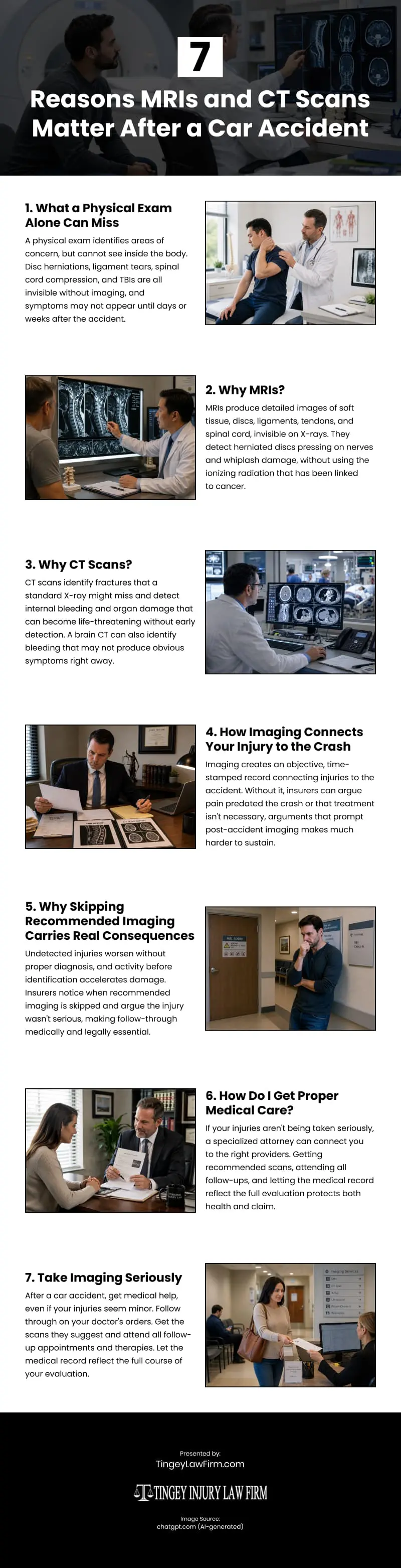 7 Reasons MRIs and CT Scans Matter After a Car Accident Infographic 7 Reasons MRIs and CT Scans Matter After a Car Accident Infographic